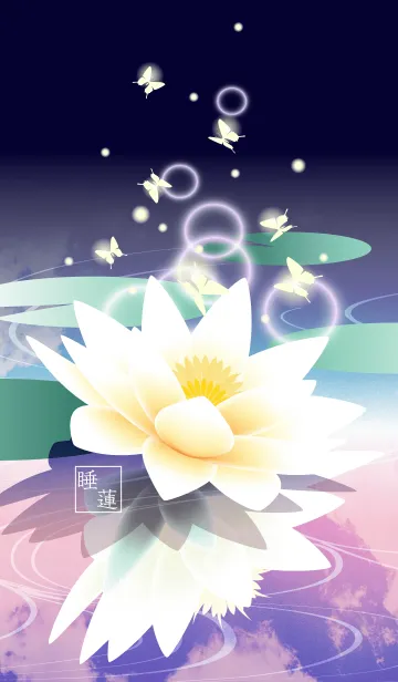 睡蓮（夜明け前）の着せ替えメイン画像