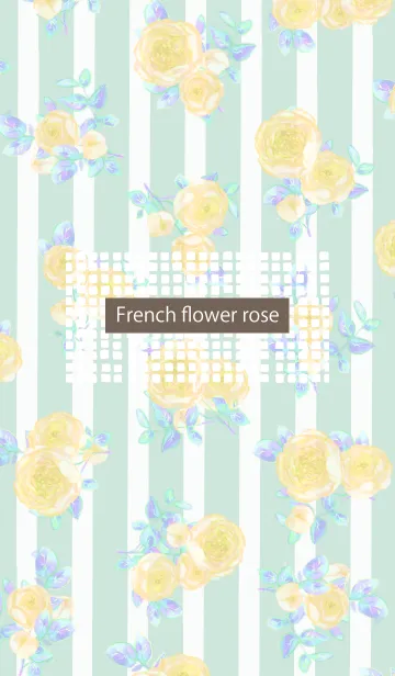 [LINE着せ替え] French flower roseの画像1