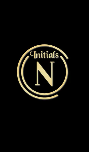 [LINE着せ替え] Initials 2 "N"(j)の画像1