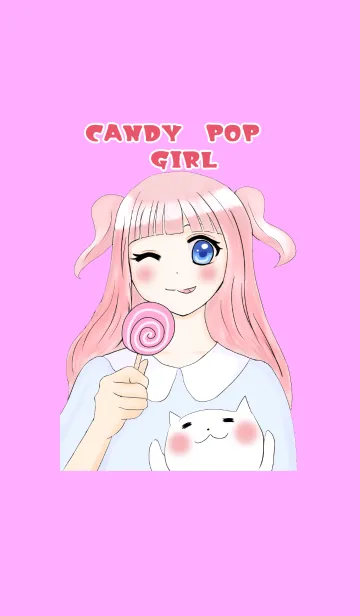[LINE着せ替え] CANDY POP GIRLの画像1