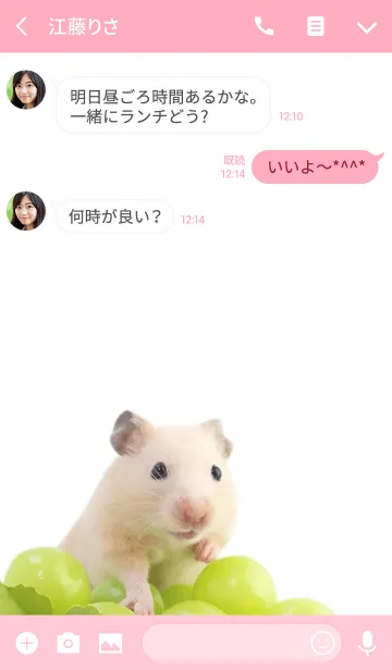[LINE着せ替え] どうぶつ golden hamster.の画像3