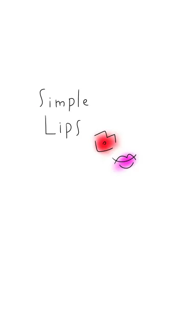 [LINE着せ替え] シンプル リップの画像1