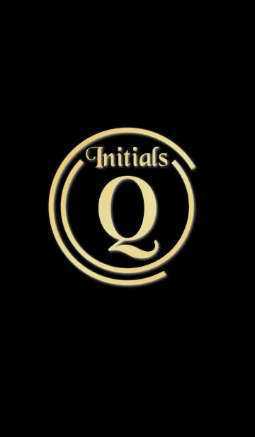 [LINE着せ替え] Initials 2 "Q"(j)の画像1