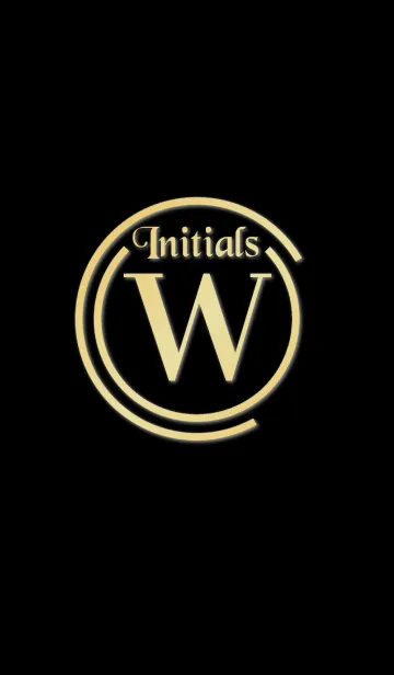 [LINE着せ替え] Initials 2 "W"(j)の画像1