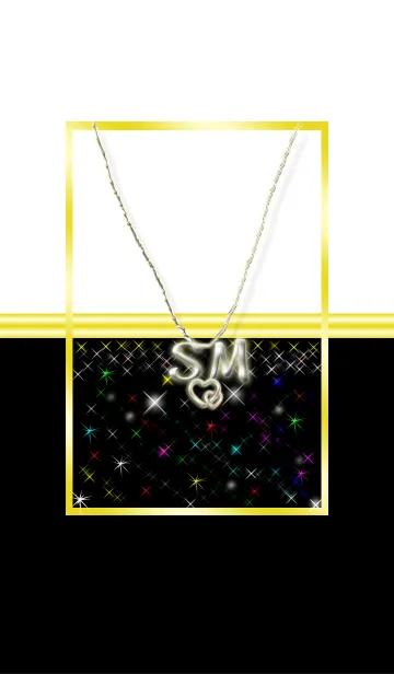 [LINE着せ替え] イニシャル S＆M❤の画像1