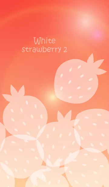 [LINE着せ替え] White strawberry 2の画像1