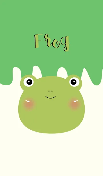 [LINE着せ替え] Simple Pretty Frog Theme(jp)の画像1