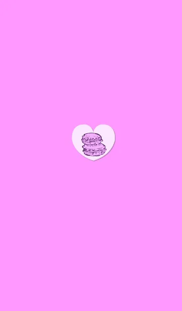 [LINE着せ替え] おしゃれマカロンピンクの画像1