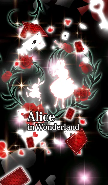 Alice in Wonderland -Cards-の着せ替えメイン画像