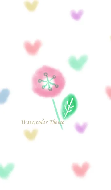 [LINE着せ替え] やさしい水彩の着せかえの画像1