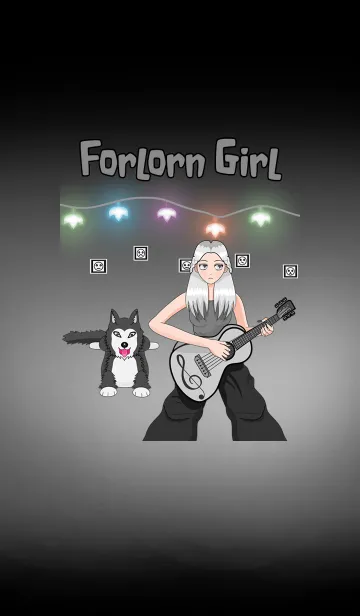 [LINE着せ替え] Forlorn Girlの画像1