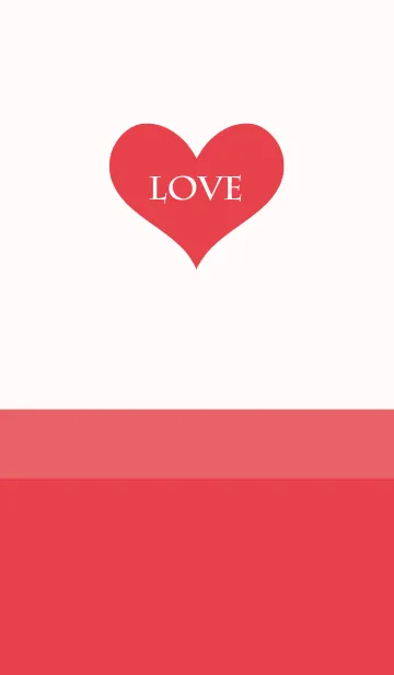 [LINE着せ替え] LOVE HEART -RED-の画像1