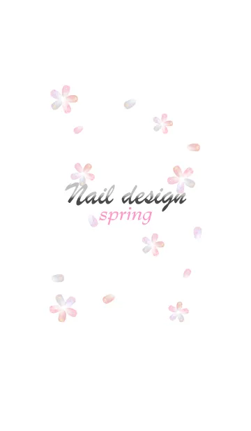 [LINE着せ替え] ネイルデザイン springの画像1