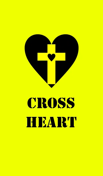 [LINE着せ替え] クロス ハート スタイルの画像1