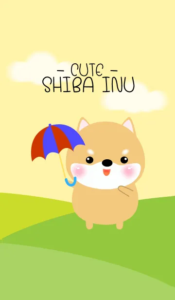 [LINE着せ替え] I'm Cute Shiba Inu Dog theme(jp)の画像1