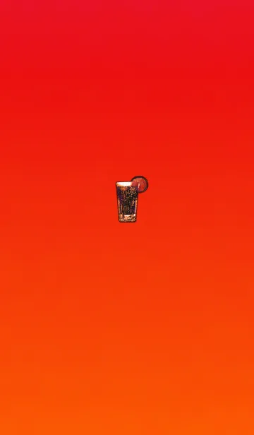 [LINE着せ替え] おしゃれソーダオレンジの画像1