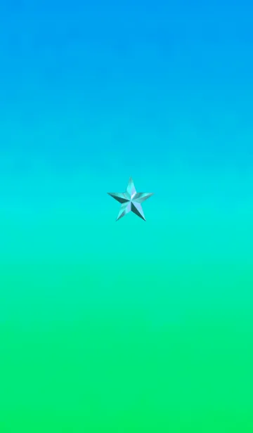 [LINE着せ替え] グラデおしゃれ星ブルーの画像1