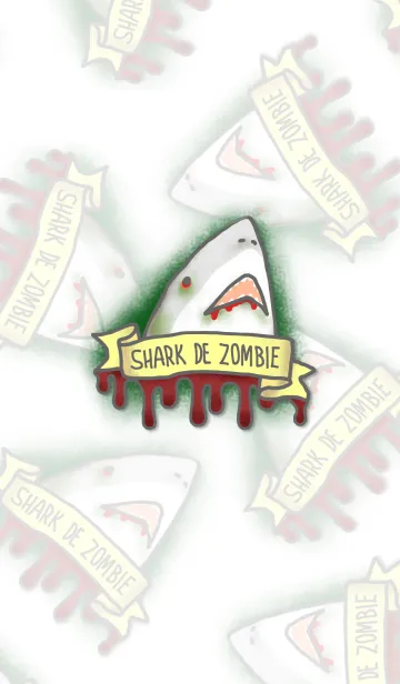 [LINE着せ替え] サメ de ゾンビの画像1