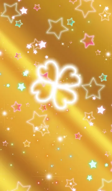 [LINE着せ替え] 全体運が上がる！キラキラ！の画像1