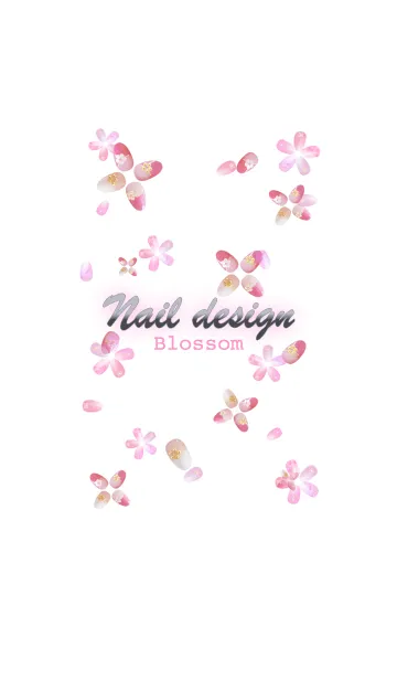 [LINE着せ替え] ネイルデザイン 華の画像1