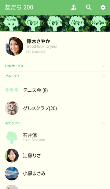 [LINE着せ替え] ブロッコリー着せかえの画像2