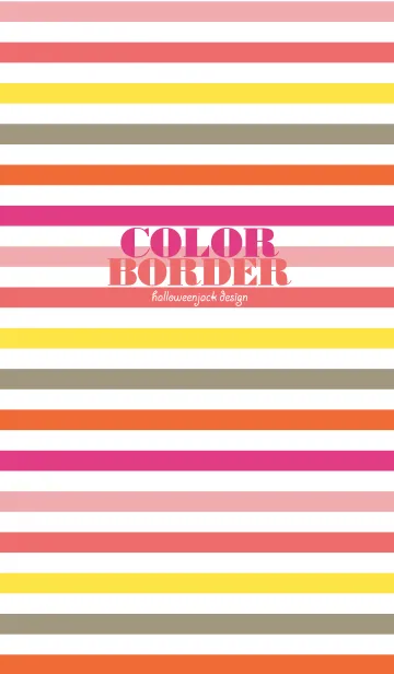 [LINE着せ替え] Color Border #09の画像1