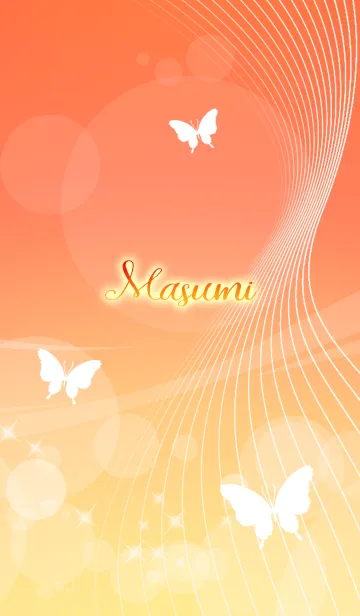 [LINE着せ替え] ますみ専用の蝶が舞う風水着せかえの画像1