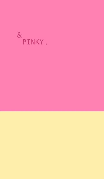 [LINE着せ替え] ＆ ピンキー .の画像1