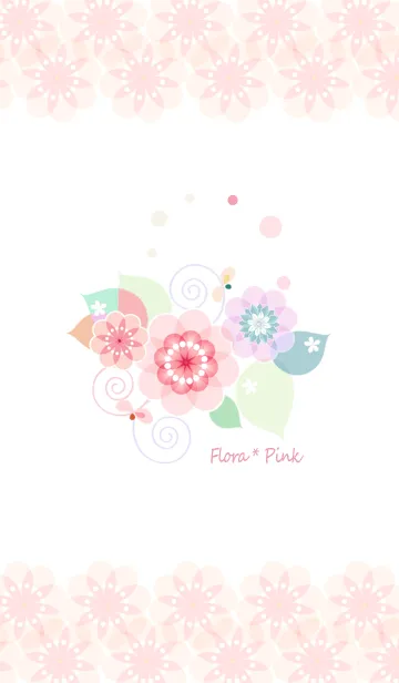 [LINE着せ替え] artwork_Flora Pinkの画像1