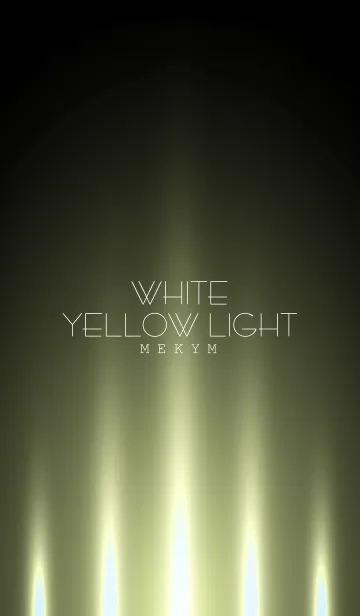 [LINE着せ替え] WHITE YELLOW LIGHT.の画像1