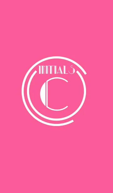 [LINE着せ替え] Initials 3 "C"(j)の画像1