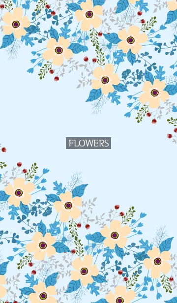 [LINE着せ替え] ahns flowers_073の画像1