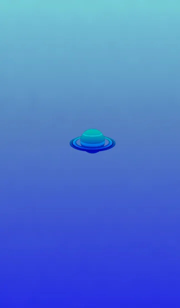 [LINE着せ替え] シンプルプラネットブルーグラデの画像1