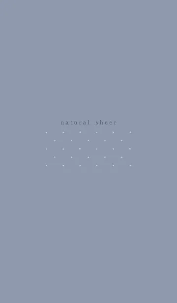 [LINE着せ替え] natural sheerの画像1