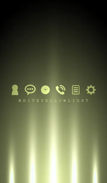 [LINE着せ替え] WHITE YELLOW LIGHT 2の画像1