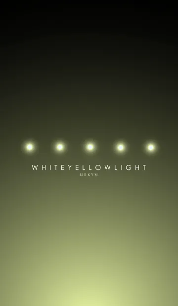 [LINE着せ替え] WHITE YELLOW LIGHT -MEKYM-の画像1