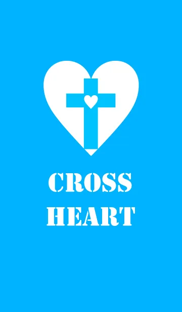 [LINE着せ替え] クロス ハート スタイル 6の画像1