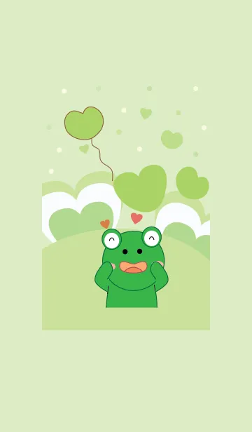 [LINE着せ替え] Frog frog theme (JP) v.3の画像1