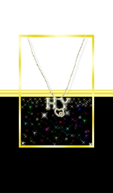 [LINE着せ替え] イニシャル H＆Y❤の画像1