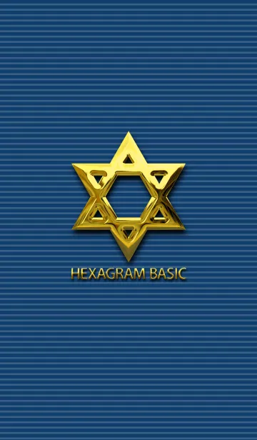 [LINE着せ替え] HEXAGRAM BASIC -GOLD-の画像1
