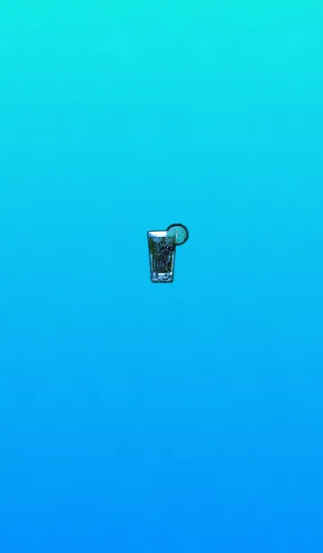 [LINE着せ替え] おしゃれソーダブルーの画像1