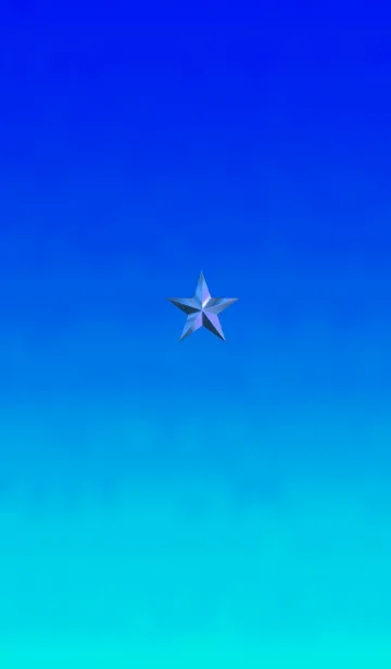[LINE着せ替え] グラデ星ブルーの画像1