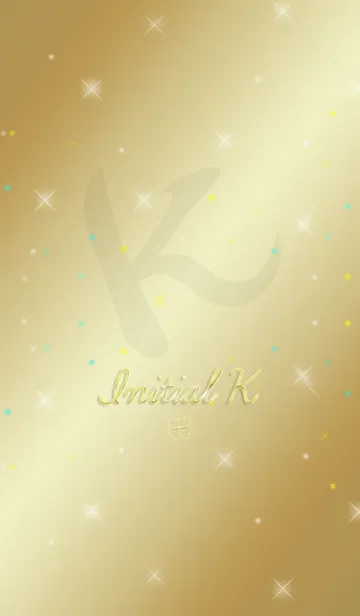 [LINE着せ替え] 運気を上げる着せ替え イニシャルKの画像1