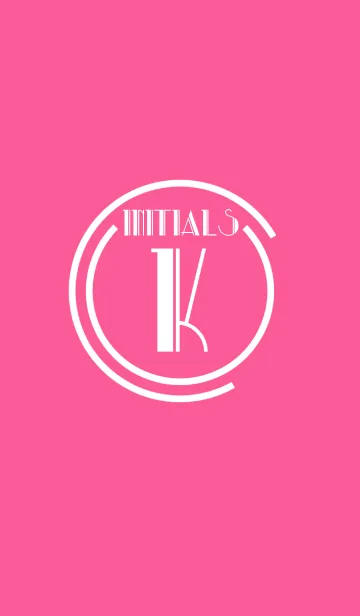 [LINE着せ替え] Initials 3 "K"(j)の画像1