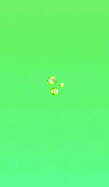 [LINE着せ替え] おしゃれな泡グリーンブルーの画像1