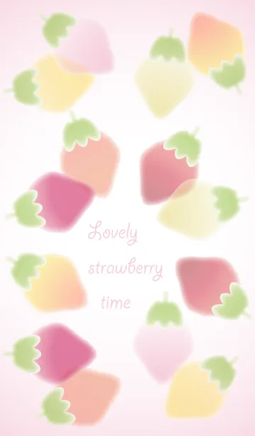 [LINE着せ替え] Lovely strawberry timeの画像1