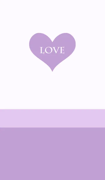 [LINE着せ替え] LOVE HEART - PURPLE -の画像1