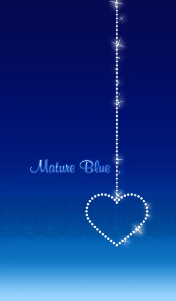 [LINE着せ替え] オトナ・ブルーの画像1