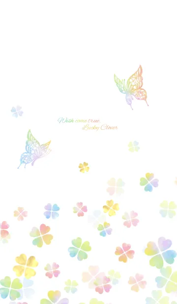 [LINE着せ替え] 全ての運アップ♡幸運クローバー大人女性用の画像1