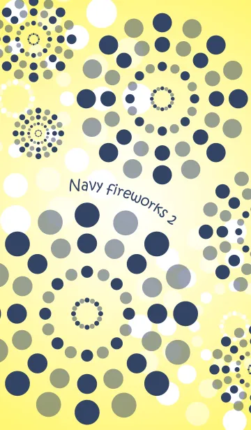 [LINE着せ替え] Navy fireworks 2の画像1